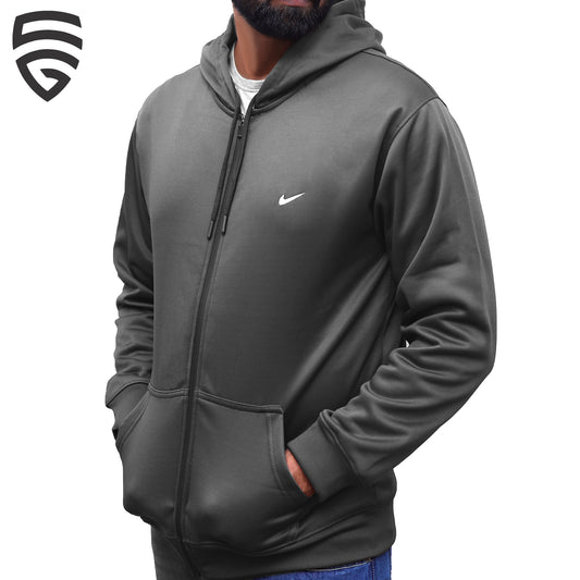 Sweatshirt with zipper pockets