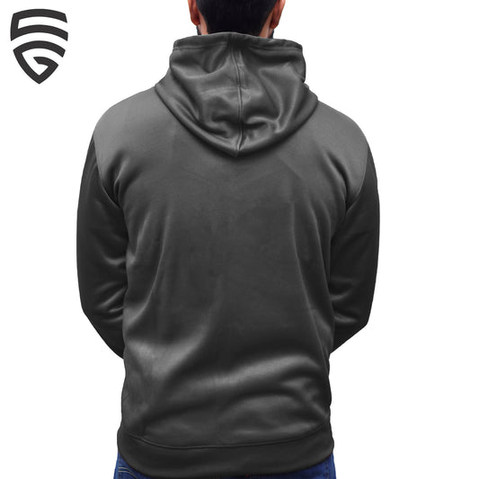 Sweatshirt with zipper pockets